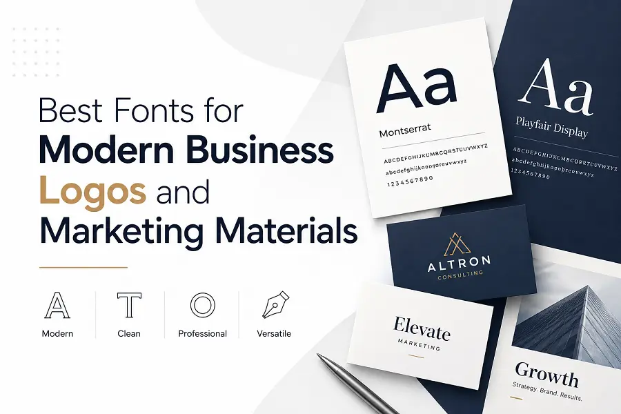 Best Fonts for Modern Business Logos and Marketing Materials