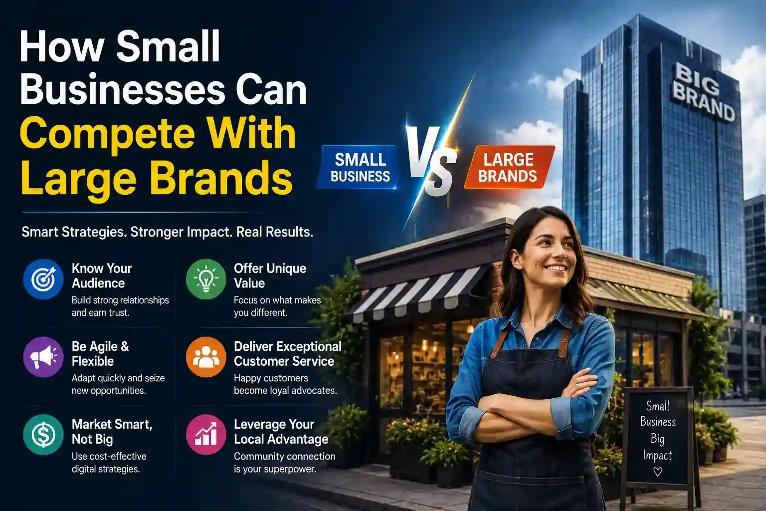 How Small Businesses Can Compete With Large Brands