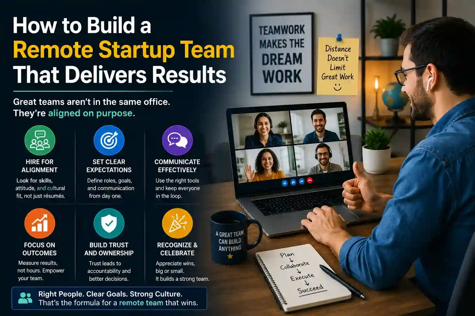 How to Build a Remote Startup Team That Delivers Results