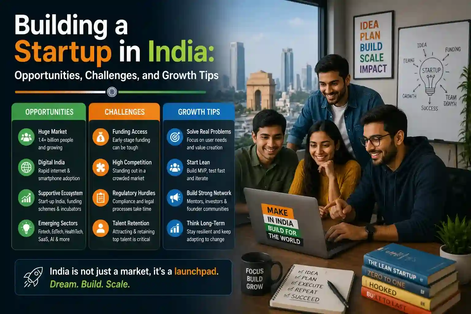 Building a Startup in India: Opportunities, Challenges, and Growth Tips