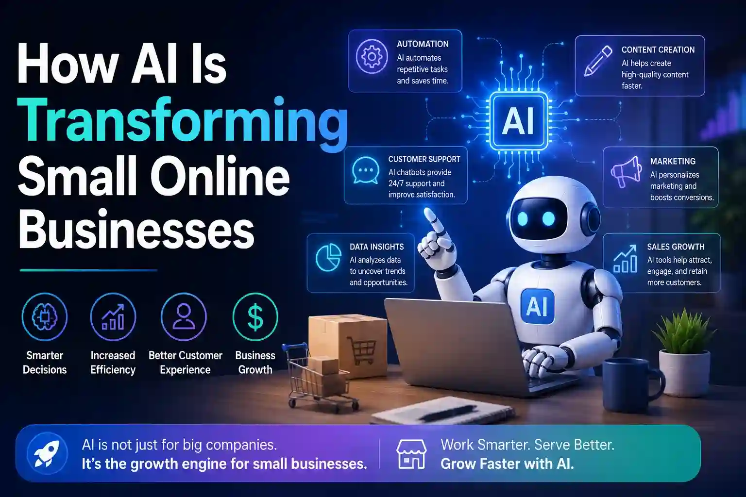 How AI Is Transforming Small Online Businesses