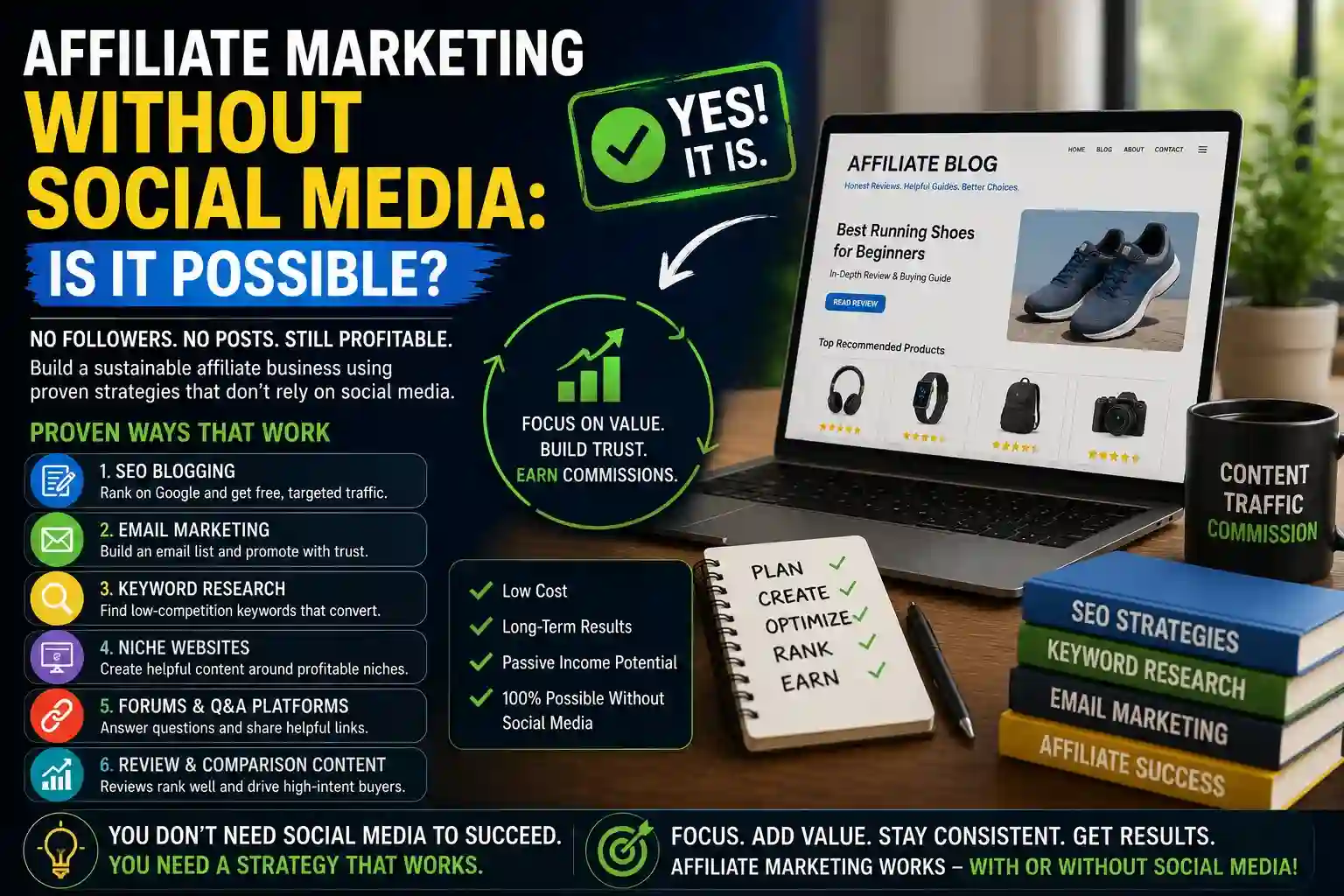 Affiliate Marketing Without Social Media: Is It Possible?