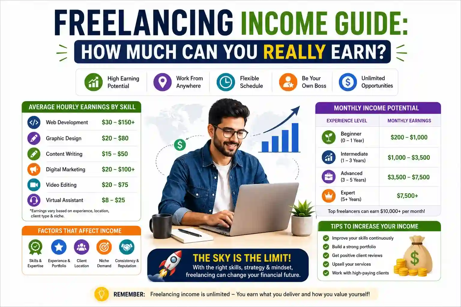 Freelancing Income Guide: How Much Can You Really Earn?
