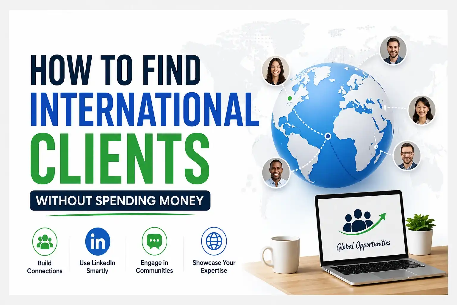 How to Find International Clients Without Spending Money