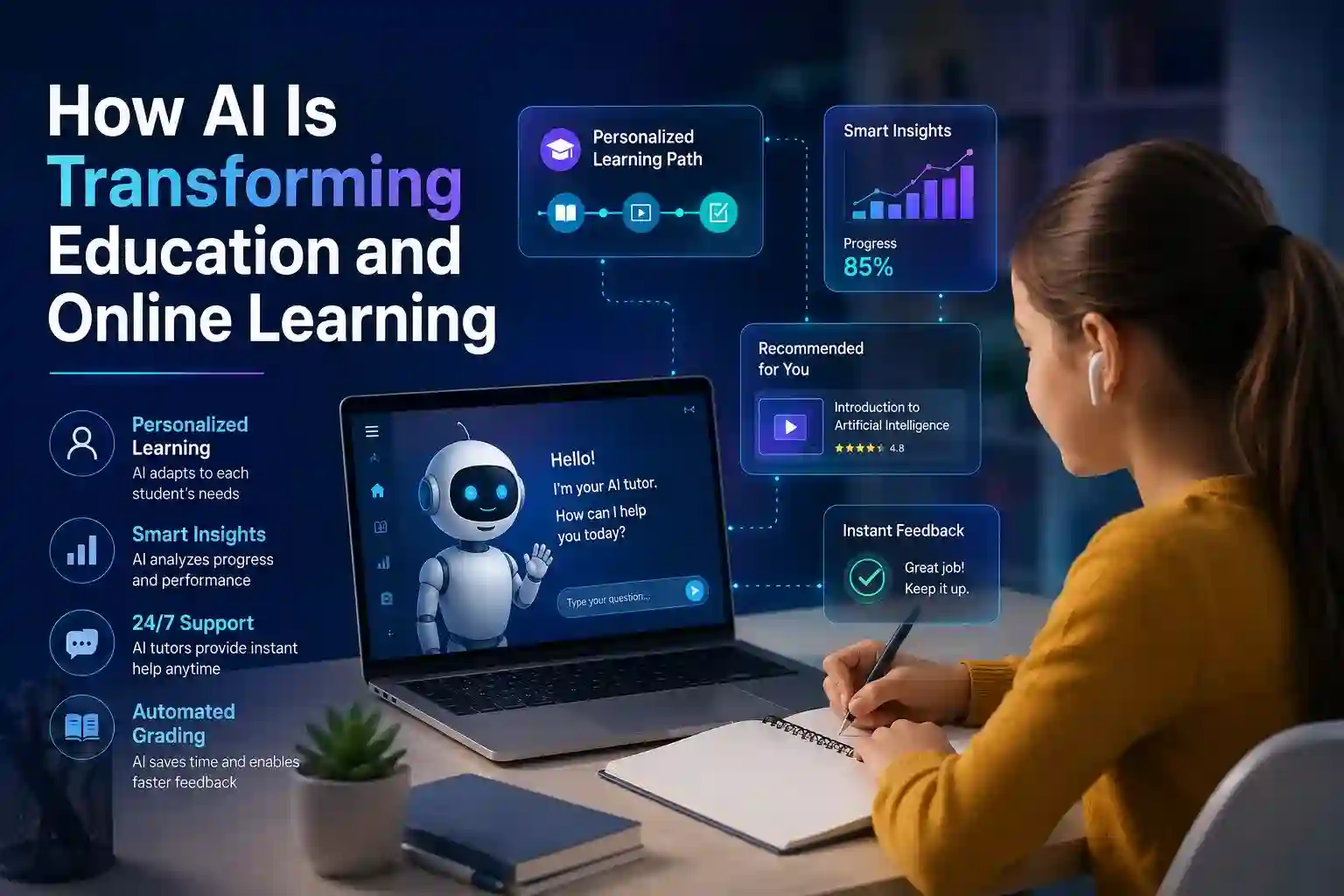 How AI Is Transforming Education and Online Learning
