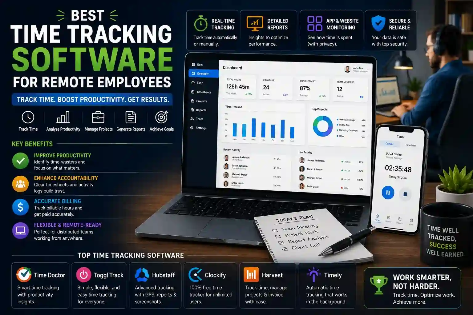 Best Time Tracking Software for Remote Employees