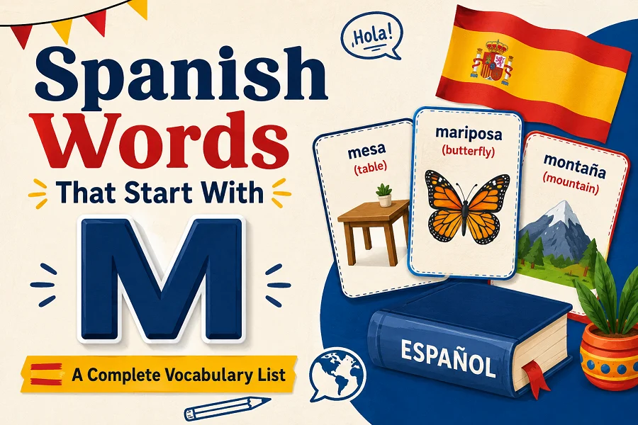 Spanish Words That Start With M: A Complete Vocabulary List